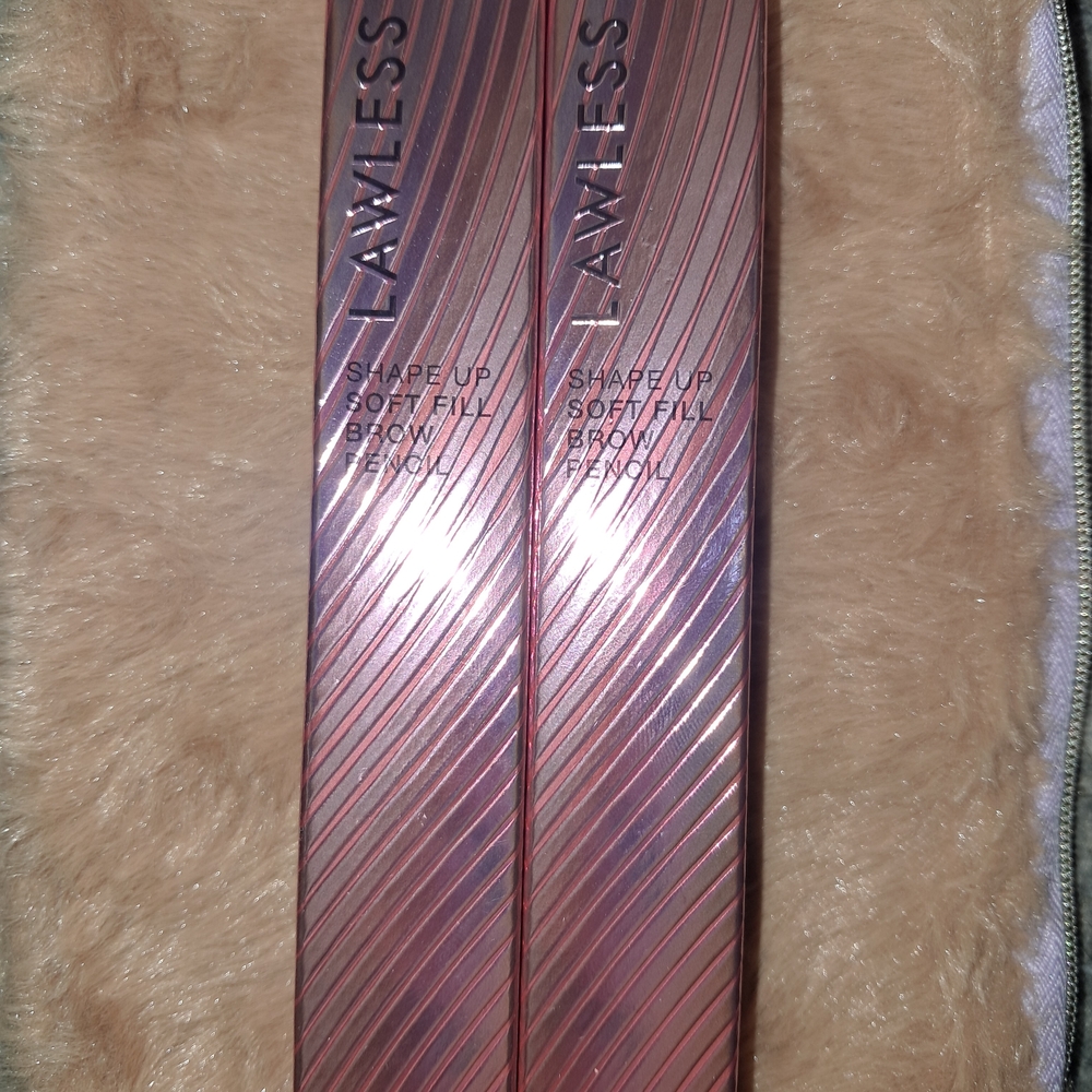 LAWLESS Shape Up Soft Fill Brow Pencil In Shade Cacao. Set Of 2